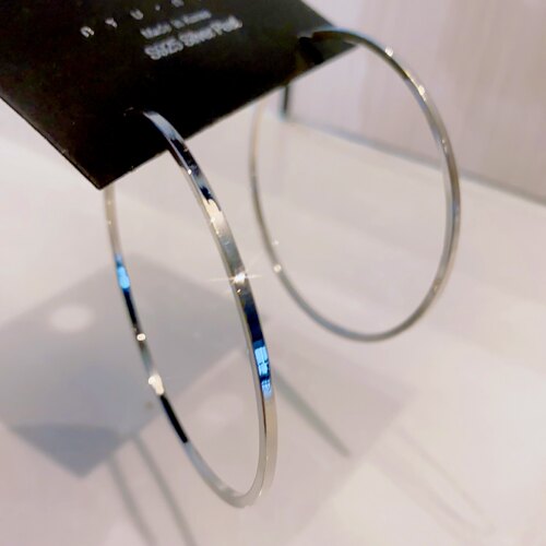 冷淡风简约基础圆圈大耳圈