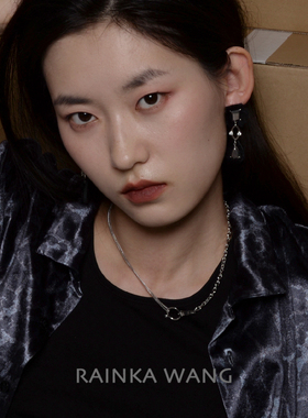 银镀金解构双层粗男女均可戴项链