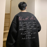 重磅华棉2023春装美式印花字母潮流圆领卫衣外套W188-P40，男装卫衣，电商A486