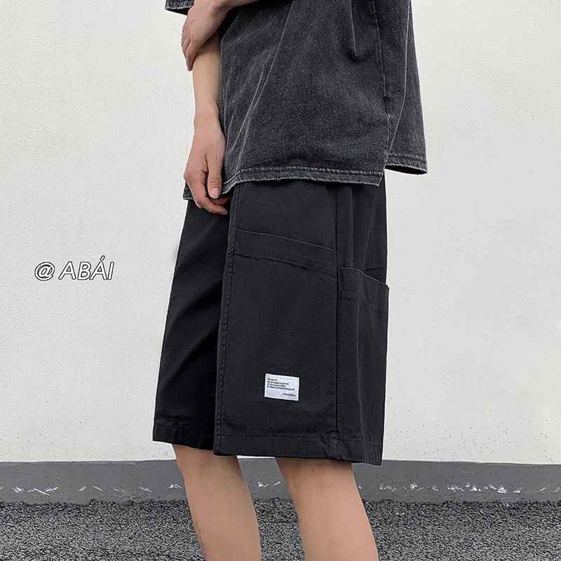 欧美式高街潮男中裤工装休闲短裤夏季潮流宽松五分裤D2116-P40,男装休闲裤,电商A486
