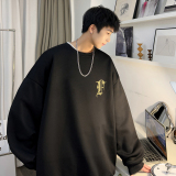 重磅华棉美式印花字母潮流圆领卫衣外套W507-P40，男装卫衣，电商A486