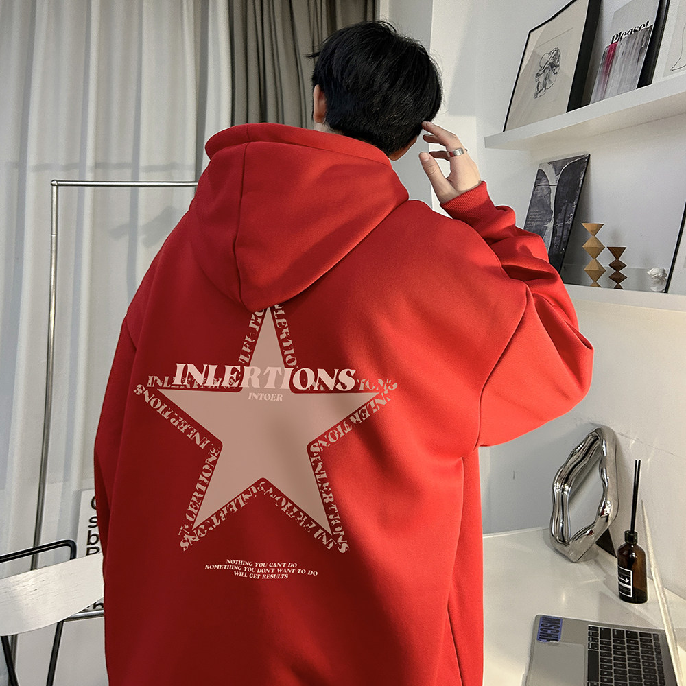 重磅华棉 2023春装美式潮牌卡通宽松连帽卫衣外套 W660-P50图片