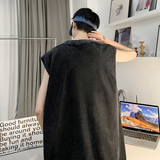 可自行拼款240克重磅欧美式潮牌男女水洗背心无袖t恤BX172-P35，男装背心/马甲，电商A486