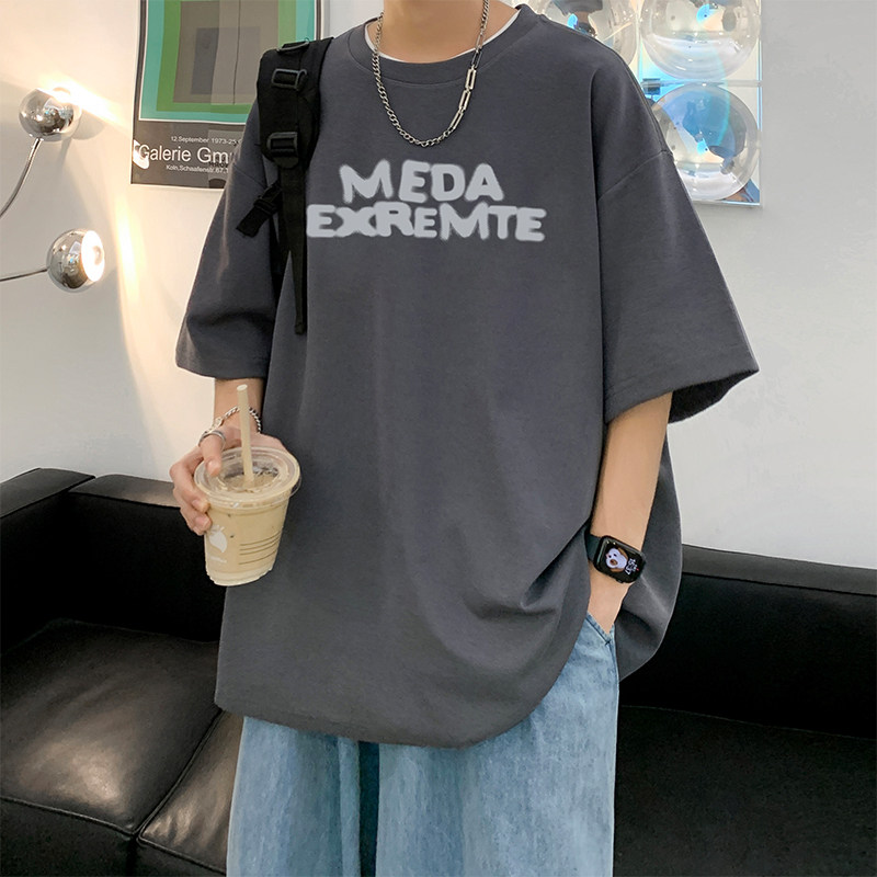220克重磅美式潮牌宽松短袖t恤T881-P28  直播供应280克高品质P35图片