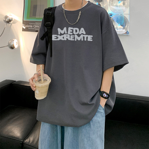 220克重磅美式潮牌宽松短袖t恤T881-P28  直播供应280克高品质P35图片