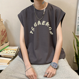 数据超好抖音品质印花宽松无袖背心韩版ins风潮牌t恤BX626-P20，男装背心/马甲，电商A486