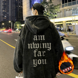欧美hiphop连帽卫衣男春秋季高级感潮牌街头美式复古重磅套头外套，男装卫衣，电商A486