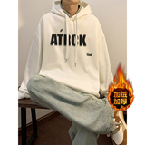 加绒加厚重磅欧美式hiphop嘻哈潮牌印花连帽卫衣外套W268-P50，男装卫衣，电商A486
