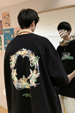 2023夏装新款潮牌字母印花宽松短袖t恤韩版ins半袖上衣T286-P25，男装T恤，电商A486