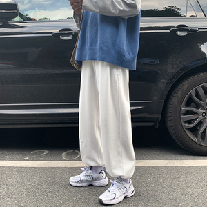 运动卫裤男休闲裤子2023秋季韩版ins潮流宽松束脚九分裤 XK58-P45图片
