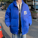2023冬装新款韩版港风宽松棉衣外套加厚保暖连帽棉服Y6006-P85，男装棉衣，电商A486