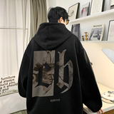 重磅华棉2023春装美式潮牌印花宽松连帽卫衣外套W580-P50，男装卫衣，电商A486
