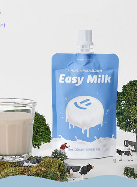 韩国easymilk宠物零乳糖A2牛奶
