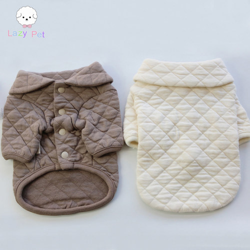 cocoahoney保暖绗缝翻领棉服外套