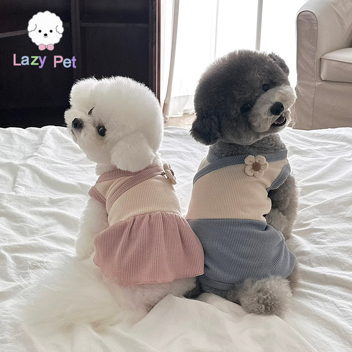 韩代宠物复古花朵韩服情侣装