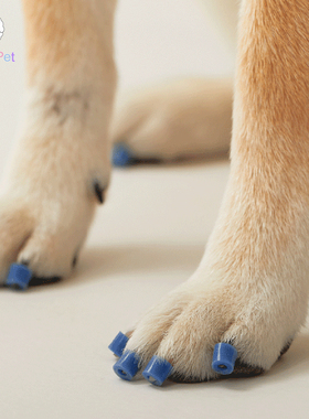 部分现货~韩国BOHO宠物狗狗无毒硅胶保护关节术后恢复防滑指甲环