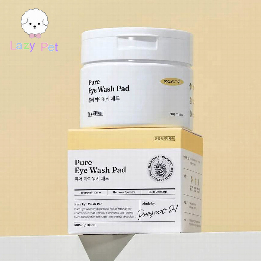 「Lazy Pet」韩国购project21宠物维生素镇定眼睛去泪痕清洁棉片