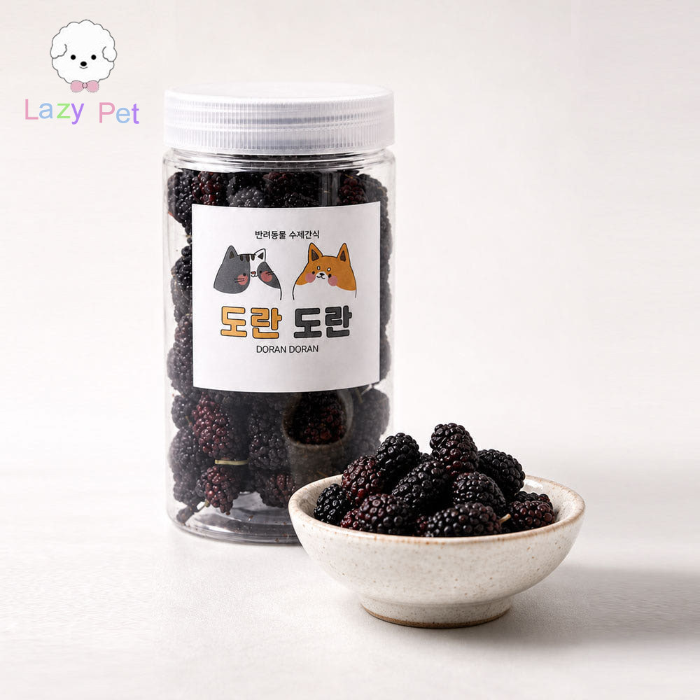 「Lazy Pet」韩国Doran宠物狗花青素抗氧化冻干水果桑葚营养零食