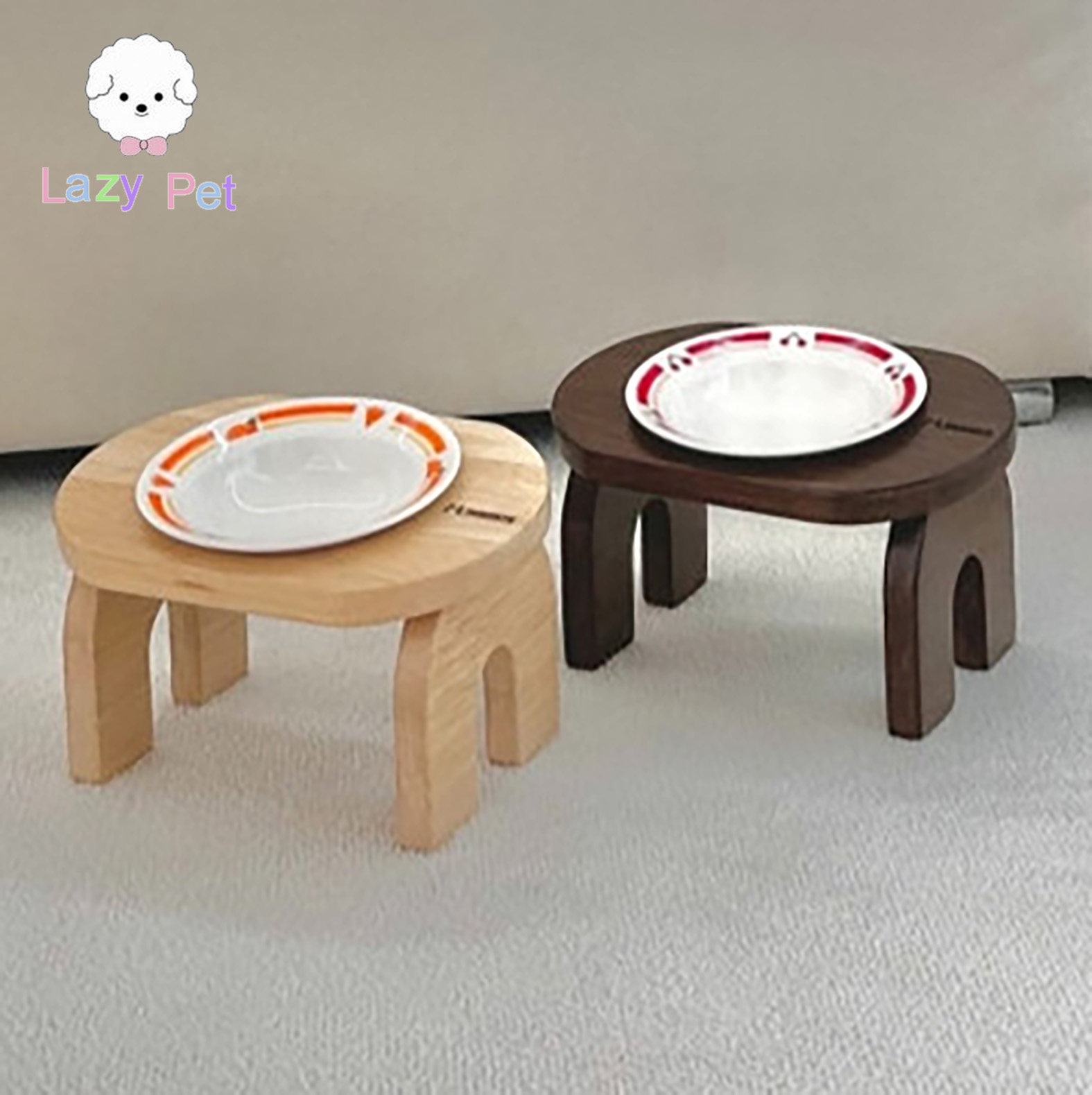 MINOUREVE环保原木陶瓷餐具支架