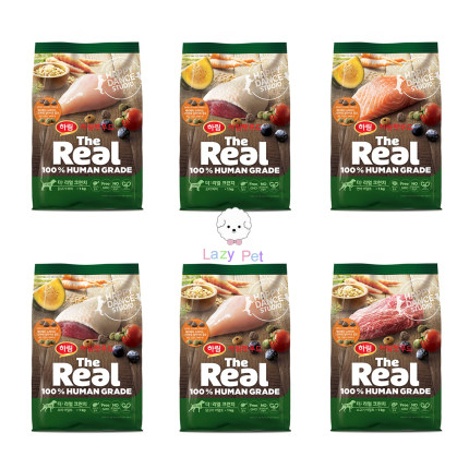现货~韩国正品The Real宠物成犬幼犬纯天然优选牛鸭鸡肉脆狗粮