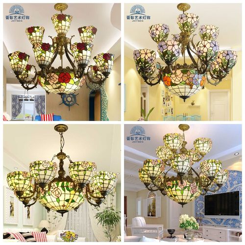 宝华蒂凡尼彩色玻璃地中海别墅