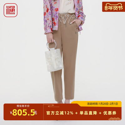 渔牌女装休闲裤2025春季新款