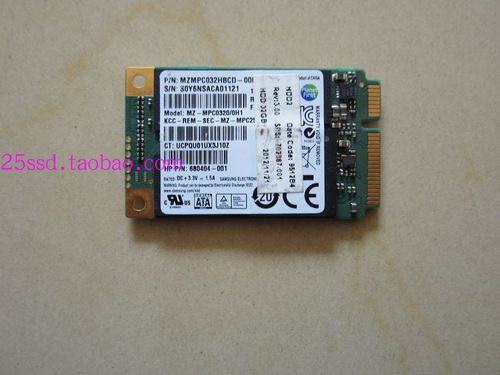 Samsung/三星 MSATA 24G 32G 64G 128G SSD 固态硬盘 MLC 高速 - 封面