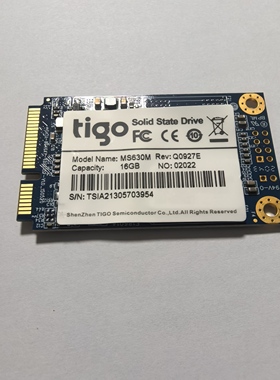 全新 金泰克 tigo  MSATA 16G  SSD 固态硬盘 MLC 工控设备