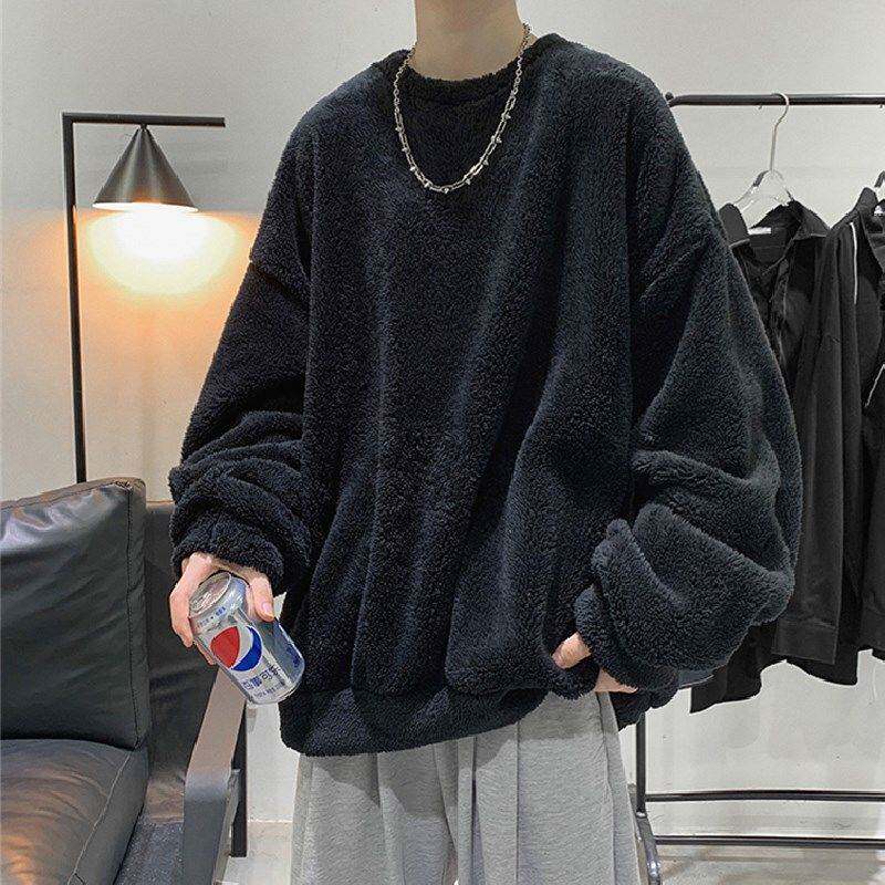 港风摇粒绒卫衣卫衣