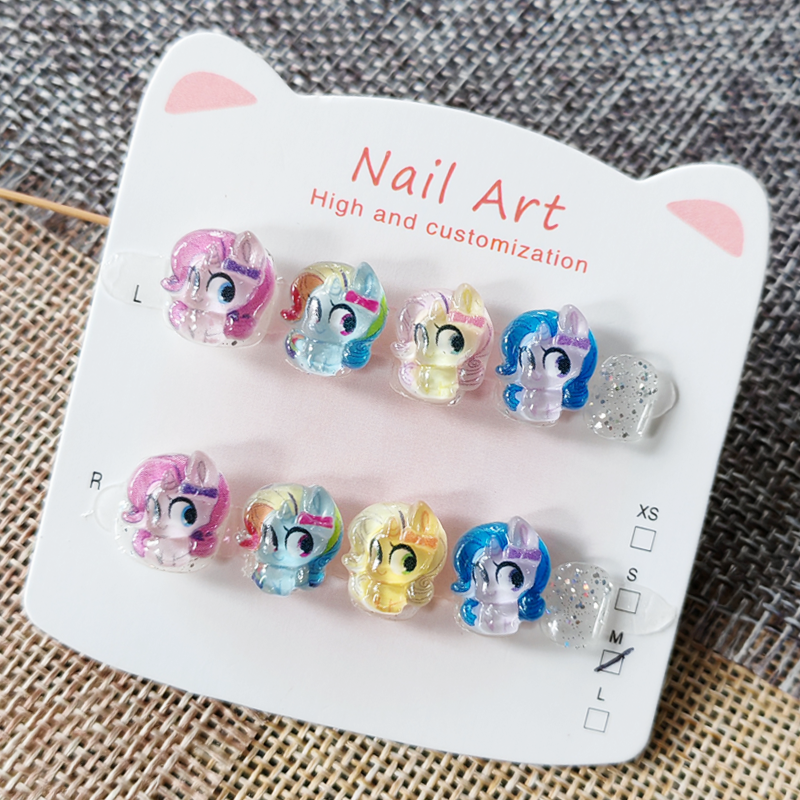 3-6-12岁儿童专用穿戴甲纯手工小马宝莉碧琪 卡通可爱小朋友美甲,彩妆/香水/美妆工具,穿戴甲/甲片,淘宝优惠券,粉丝福利购,淘宝优惠卷