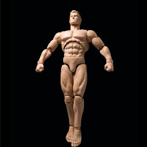 现货 GWToys 1/12 6寸兵人素体肌肉素体 可动人偶模型手办 G-001
