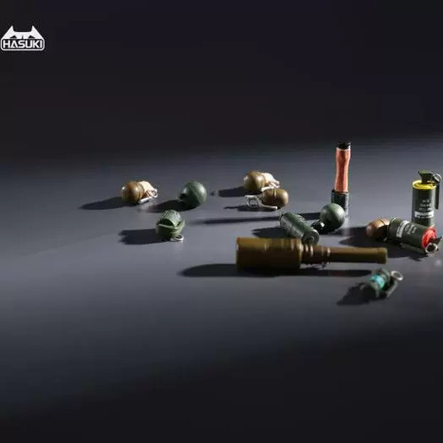 现货 HASUKI 1/12比例 WM-06 手雷组合武器配件包 配6寸兵人