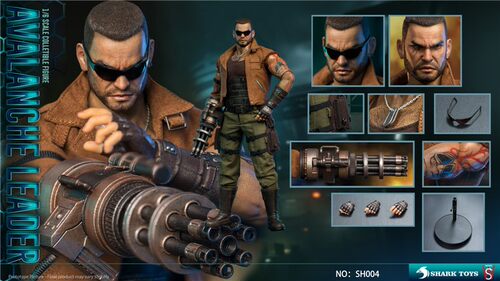 现货 SHARKTOYS 1/6 幻想重置-雪崩头领 可动人偶 SH004