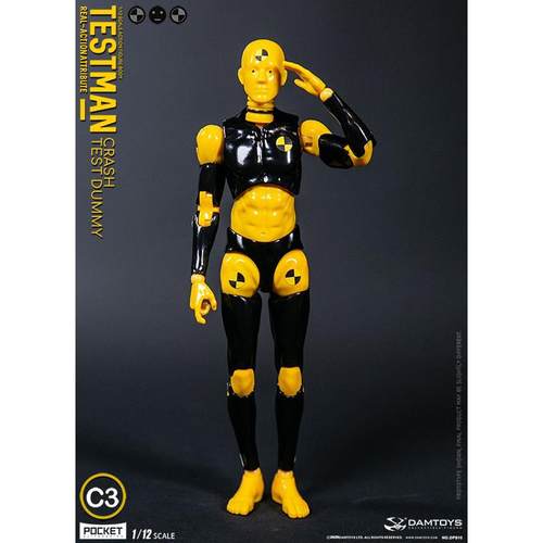 现货 DAMTOYS新品：1/12 可动人形- 测试人C3/DPS10丨灰人/DPS11