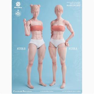 现货 Worldbox 1/6 女素体 肌肉版 AT206AB 可动兵人素体
