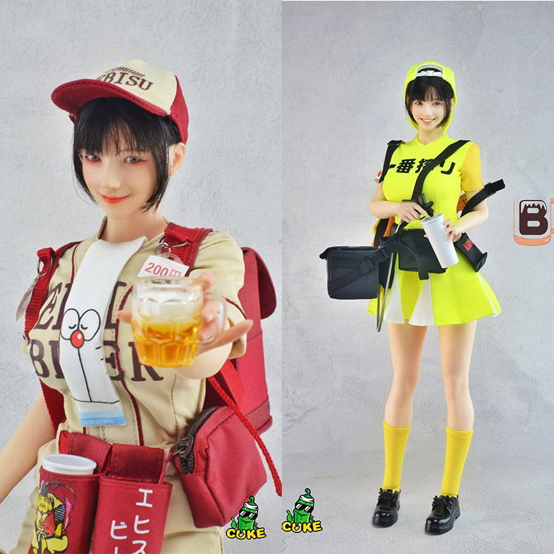 现货 CUKE TOYS 1/6 啤酒宝贝套装 AB两款 潮流女兵人服饰