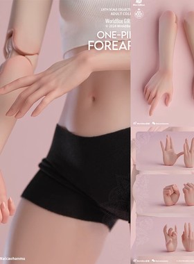 现货 Worldbox 1/6女素体一体臂AT208 手型包AT209素体配件包