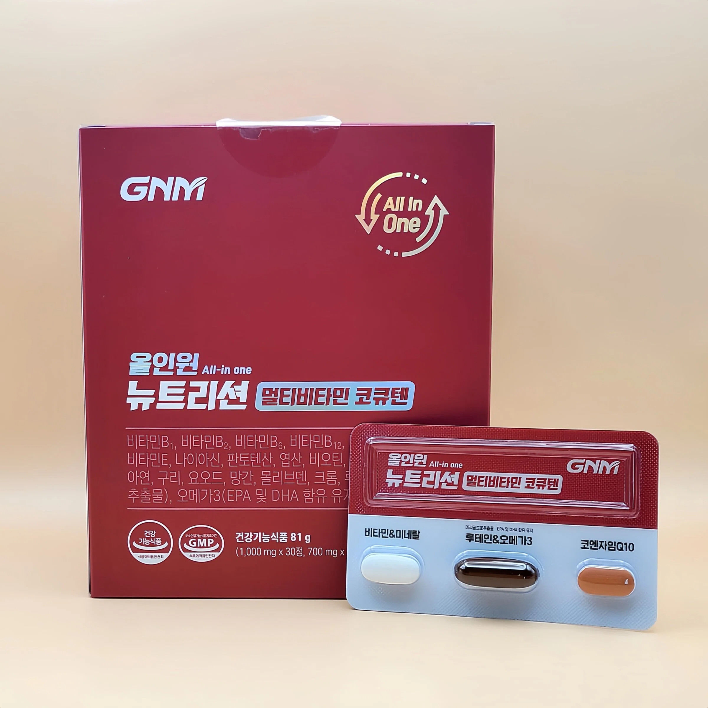 GNM多种维生素矿物质韩国本土