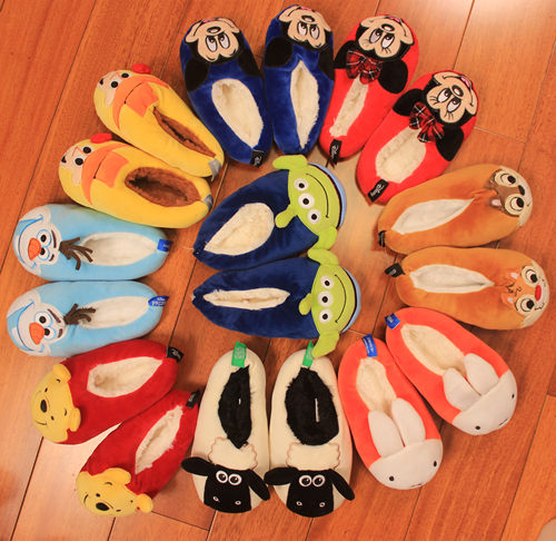卡通米奇米妮松鼠兄弟拖鞋玩具