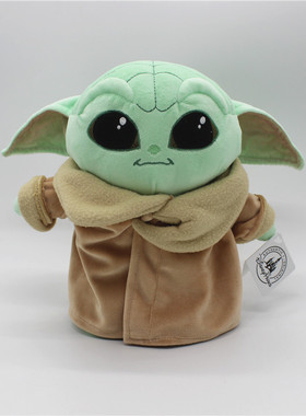 星球大战Star Wars婴儿尤达大师Yoda公仔毛绒玩具卡通玩偶礼物