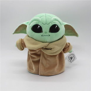 星球大战Star Wars婴儿尤达大师Yoda公仔毛绒玩具卡通玩偶礼物