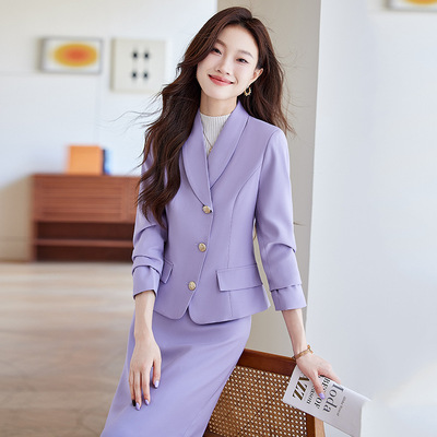 流行漂亮女装西装外套正装职业装