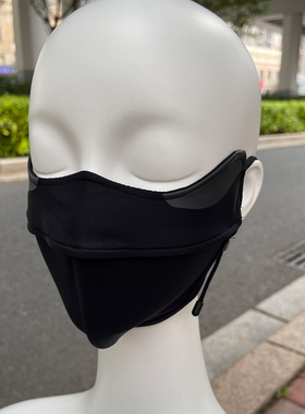 高颜值防紫外线100%防晒口罩男女轻薄透气亲肤夏季冰丝D38