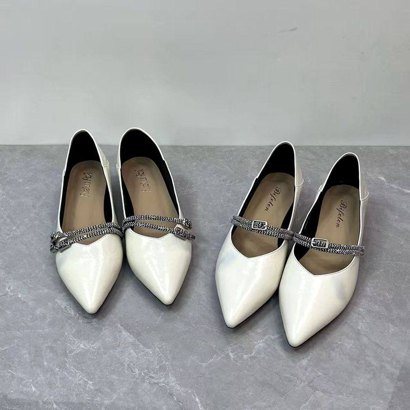 特惠~瑕疵不退不换 真皮尖头浅口舒适百搭小单鞋女,女鞋,浅口单鞋,淘宝优惠券,粉丝福利购,淘宝优惠卷