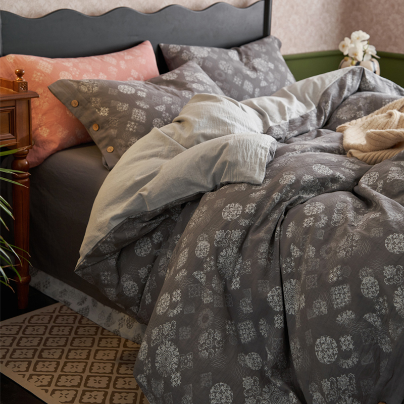 a类纯棉双层纱被套定制