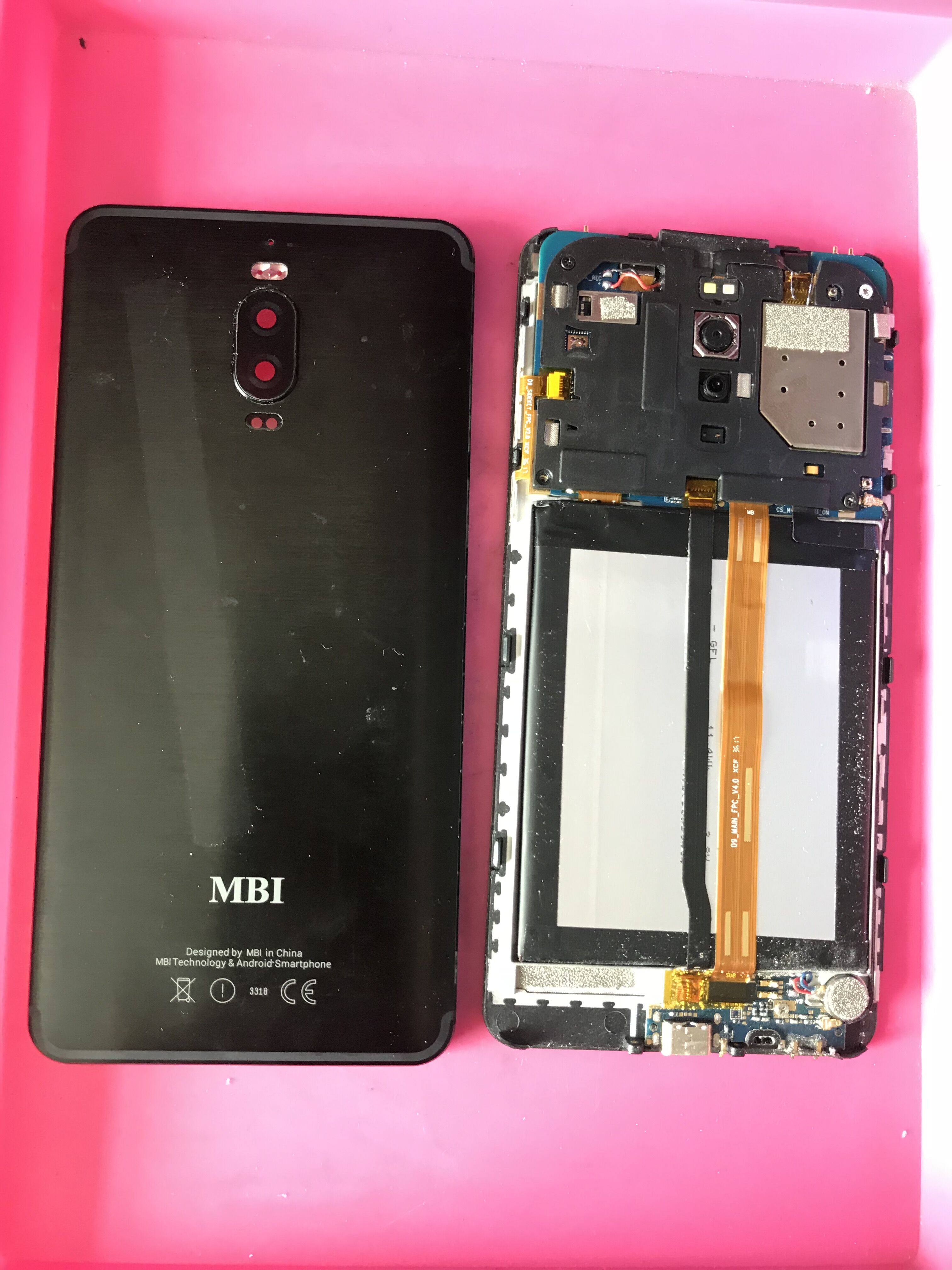 mbi r9 屏幕总成 尾插小板 显示屏电池 触摸屏 主排线 主板 3844