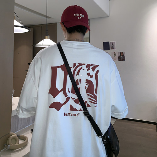 情侣短袖260G纯棉短袖
