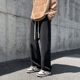 子男款 牛仔裤 潮牌宽松直筒垂感阔腿裤 休闲百搭黑色裤 男秋冬款 美式