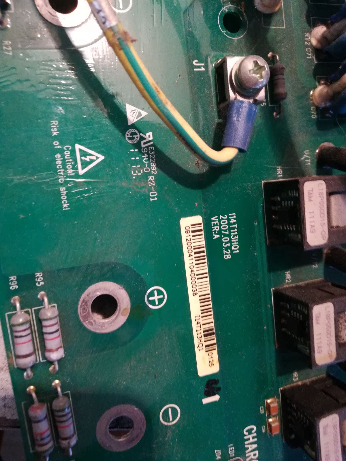 蓝海华腾变频器驱动板   I14T113HQ1 驱动板含模块7MBR50SB120-50