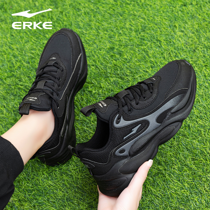 鸿星尔克女鞋潮鞋软底运动休闲鞋